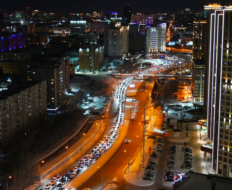 Фото В Новосибирске первые водители проехали по новому четвёртому мосту 2 - Сиб.ФМ Фото В Новосибирске первые водители проехали по новому четвёртому мосту 2